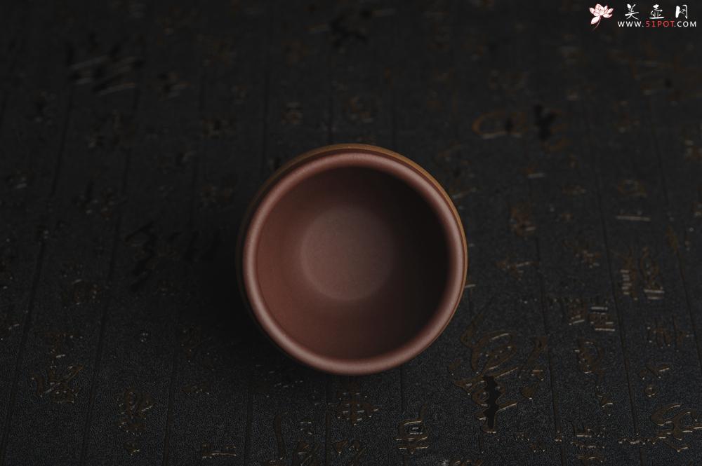 紫砂壶图片：美杯国庆特惠 精品好泥好工雅致特厚实缸杯主人杯二式 - 紫砂壶之家紫砂壶网