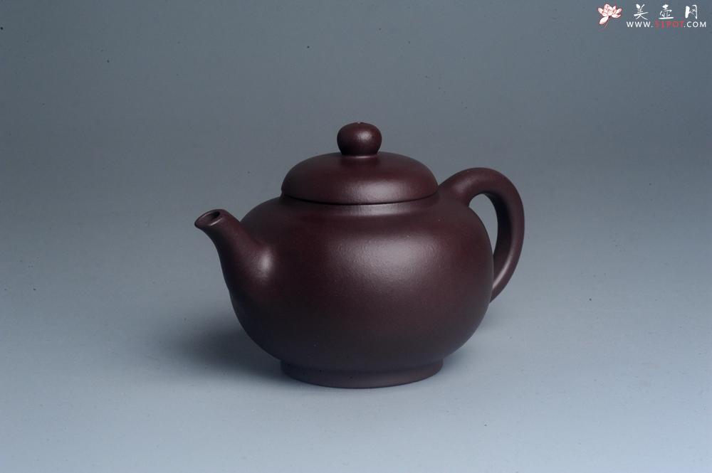 紫砂壶图片：油润黄龙山底槽青 全手工熹微壶  期待与您结缘 - 紫砂壶之家紫砂壶网