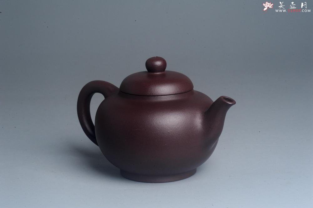 紫砂壶图片：油润黄龙山底槽青 全手工熹微壶  期待与您结缘 - 紫砂壶之家紫砂壶网