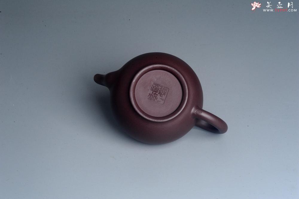 紫砂壶图片：油润黄龙山底槽青 全手工熹微壶  期待与您结缘 - 紫砂壶之家紫砂壶网