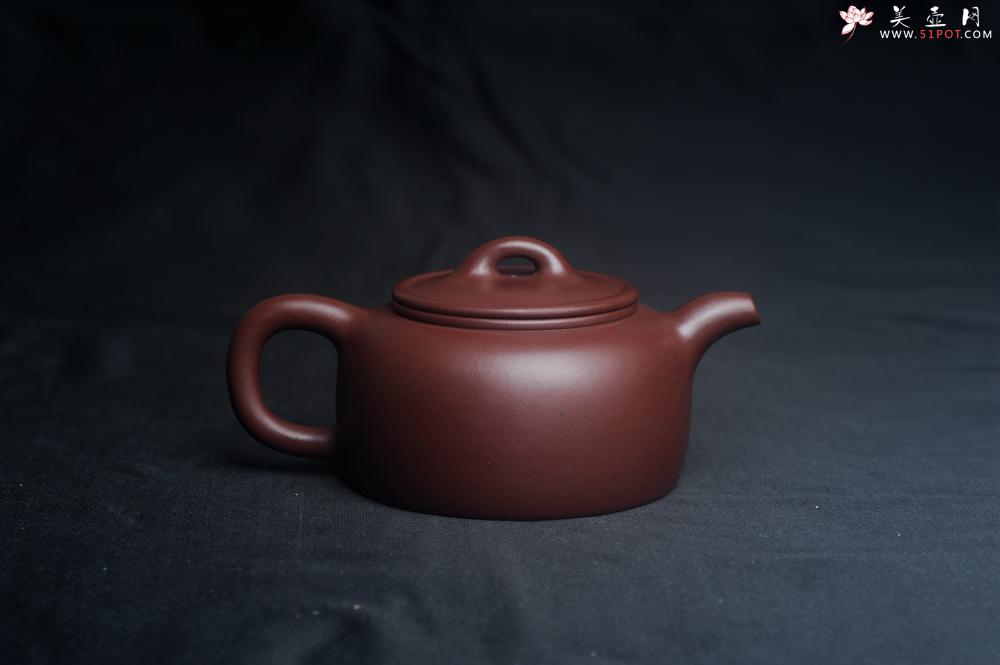 紫砂壶图片：潜力股周小培老师 4号井深井红皮龙 全手工过桥井栏壶 - 紫砂壶之家紫砂壶网