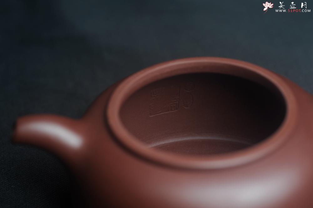 紫砂壶图片：潜力股周小培老师 4号井深井红皮龙 全手工过桥井栏壶 - 紫砂壶之家紫砂壶网