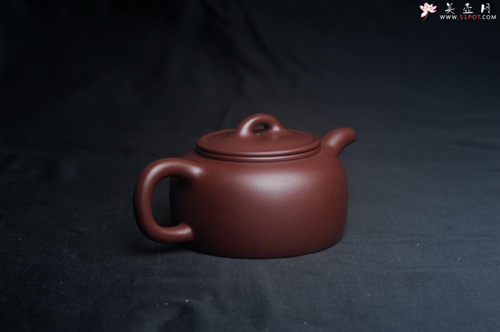 紫砂壶图片：潜力股周小培老师 4号井深井红皮龙 全手工过桥井栏壶 - 紫砂壶之家紫砂壶网