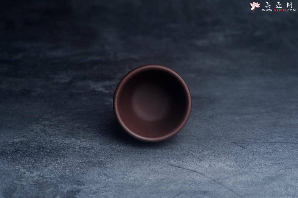 紫砂壶图片：美美杯特惠 精致花鸟紫砂杯 紫泥粉黄金段泥主人杯 茶杯 特文气 - 紫砂壶之家紫砂壶网