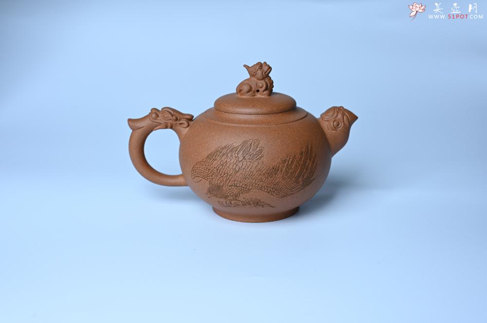 紫砂壶图片：美壶特惠 精致降坡泥祥瑞壶 茶人醉爱 - 紫砂壶之家紫砂壶网