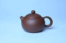 紫砂壶图片：毛国强入室弟子黄云初 特好老紫泥见心西施壶 名家何水法书法 刘世涛伯陶刻 - 紫砂壶之家