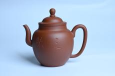 紫砂壶图片：毛国强入室弟子黄云初 特好清水泥高宫灯壶 名家何水法书法“三昧”，刘世涛伯陶刻 - 紫砂壶之家
