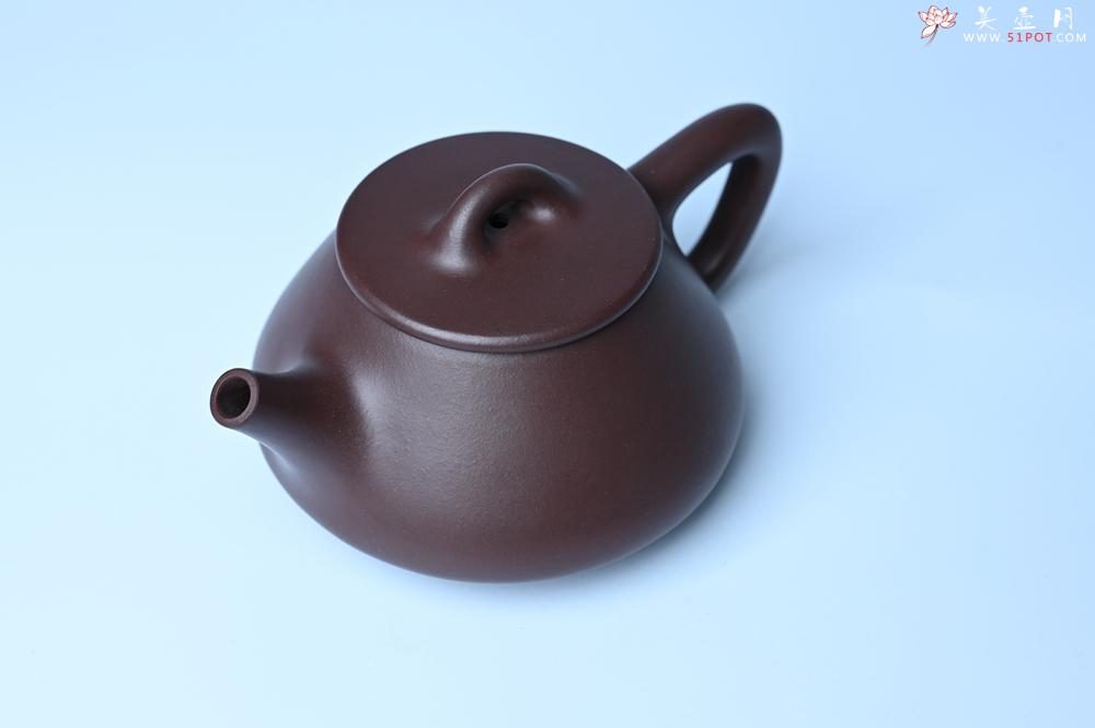 紫砂壶图片：潜力股周小培 特好全手工底槽清平盖石瓢茶壶  壶特好 期待与亲结缘 - 紫砂壶之家紫砂壶网