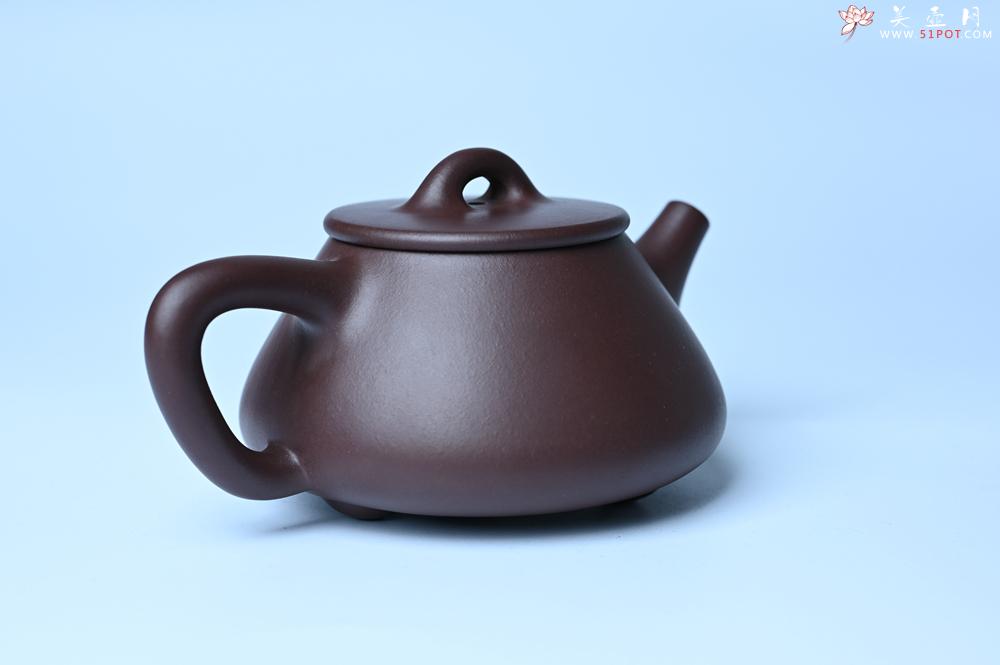 紫砂壶图片：潜力股周小培 特好全手工底槽清平盖石瓢茶壶  壶特好 期待与亲结缘 - 紫砂壶之家紫砂壶网