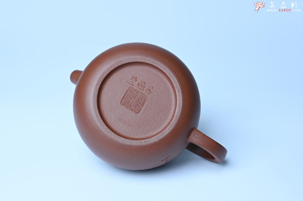 紫砂壶图片：毛国强入室弟子黄云初 特好老紫泥汉瓦壶 名家何水法书法“大彻大悟” 刘世涛伯陶刻 - 紫砂壶之家紫砂壶网