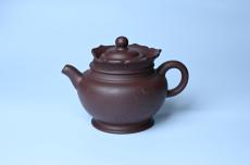 紫砂壶图片：实力派工艺师周斌 老紫泥精工僧帽壶 - 紫砂壶之家