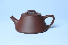 紫砂壶图片：口盖略宽 美壶特惠 好紫泥曲石瓢 喜欢小品的来 性价比高 - 紫砂壶之家