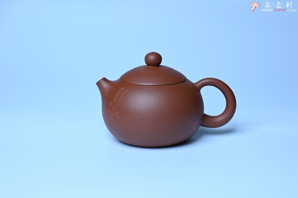 紫砂壶图片：毛国强入室弟子黄云初 特好老清水泥欢喜西施壶 名家何水法书法 刘世涛伯陶刻 - 紫砂壶之家紫砂壶网