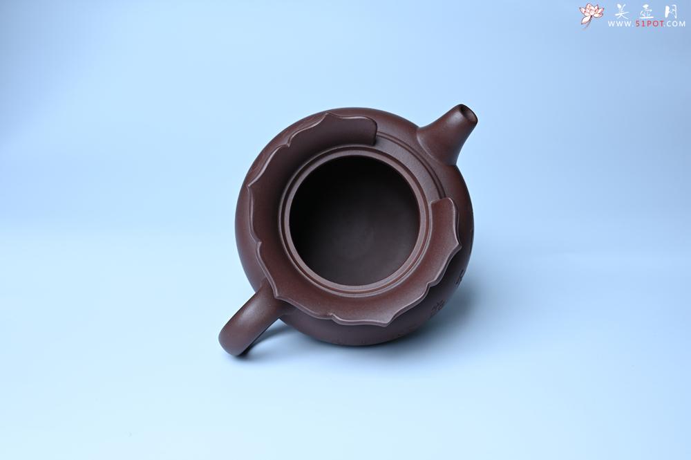 紫砂壶图片：实力派工艺师周斌 老紫泥精工僧帽壶 - 紫砂壶之家紫砂壶网