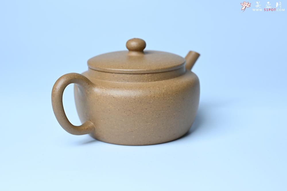 紫砂壶图片：美壶特惠全手工紫砂壶特好段泥桑扁壶 茶壶 茶具 单壶 - 紫砂壶之家紫砂壶网