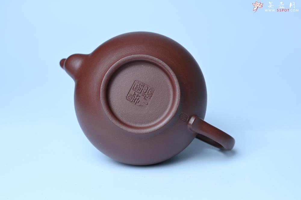 紫砂壶图片：潜力股周小培老师 4号井深井红皮龙全手工笑樱壶 养后特润 期待与您结缘 - 紫砂壶之家紫砂壶网