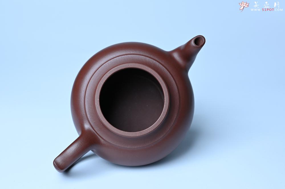 紫砂壶图片：潜力股周小培老师 4号井深井红皮龙全手工笑樱壶 养后特润 期待与您结缘 - 紫砂壶之家紫砂壶网