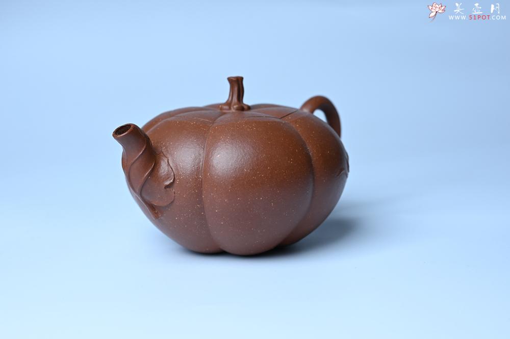 紫砂壶图片：美壶特惠 特好降坡泥南瓜壶 肌理丰富生动 茶人醉爱 - 紫砂壶之家紫砂壶网
