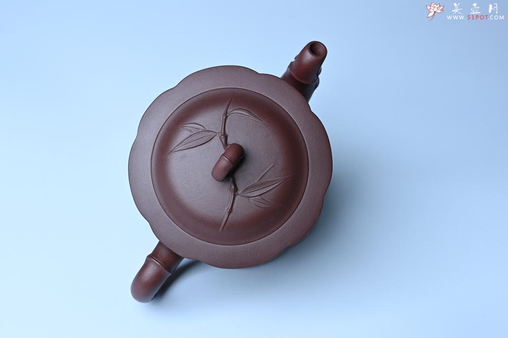 紫砂壶图片：美壶特惠 紫砂壶手工手制优质紫泥八段竹壶 茶人醉爱 - 紫砂壶之家紫砂壶网