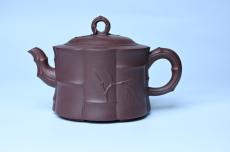 紫砂壶图片：美壶特惠 紫砂壶手工手制优质紫泥八段竹壶 茶人醉爱 - 紫砂壶之家