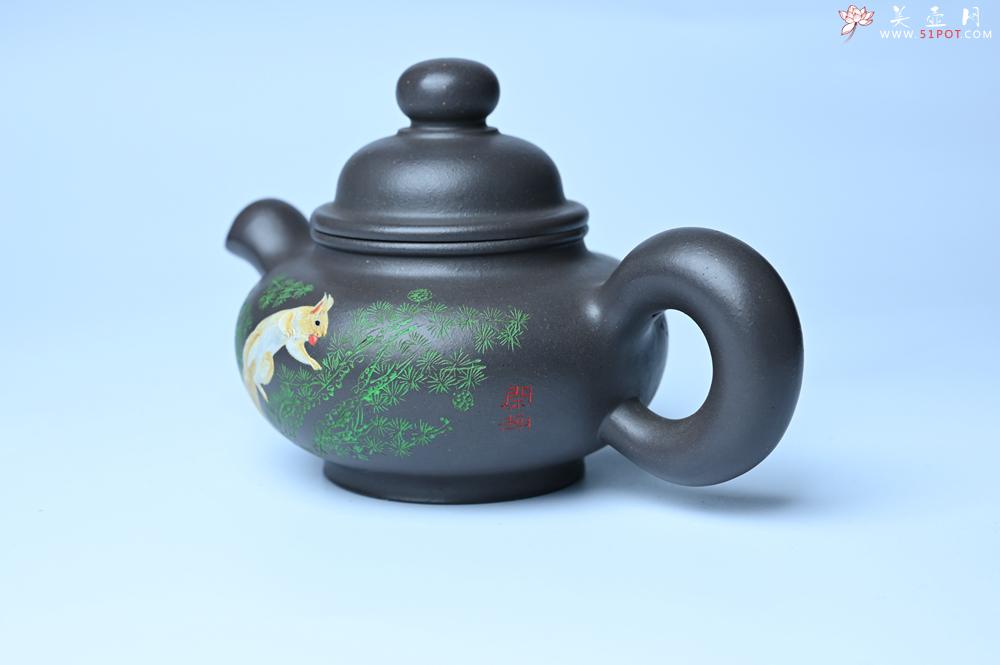 紫砂壶图片：美壶特惠 手工手制紫砂壶特好青灰泥松鼠壶 茶壶 茶具 单壶 - 紫砂壶之家紫砂壶网