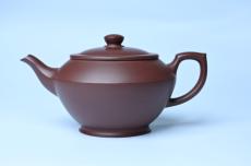 紫砂壶图片：潜力股周小培老师 4号井深井红皮龙 全手工汉云壶 - 紫砂壶之家