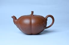 紫砂壶图片：美壶特惠 特好降坡泥南瓜壶 肌理丰富生动 茶人醉爱 - 紫砂壶之家