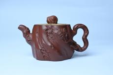 紫砂壶图片：美壶特惠 精品底槽青全手工留痕壶 细节生动 - 紫砂壶之家