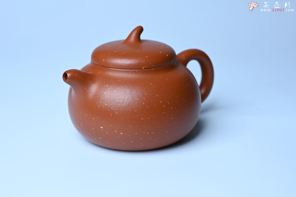 紫砂壶图片：美壶特惠 特好红泥桂花砂茄段壶 茶人醉爱 - 紫砂壶之家紫砂壶网