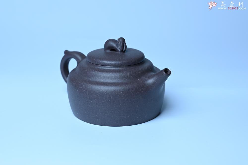 紫砂壶图片：美壶特惠 精品青灰泥玉兔紫砂壶 茶人醉爱 - 紫砂壶之家紫砂壶网