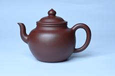 紫砂壶图片：油润黄龙山4号深井红皮龙 全手工高宫灯壶 东西灰常赞 - 紫砂壶之家