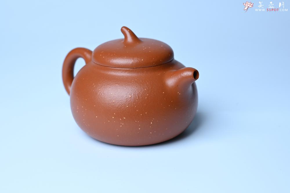 紫砂壶图片：美壶特惠 特好红泥桂花砂茄段壶 茶人醉爱 - 紫砂壶之家紫砂壶网