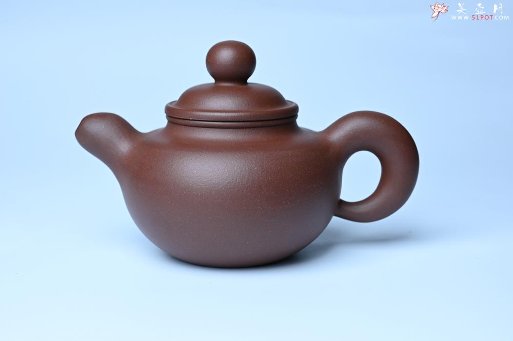 紫砂壶图片：美壶特惠 黑星红拼紫泥（家藏限量）道洪圆珠壶 - 紫砂壶之家紫砂壶网