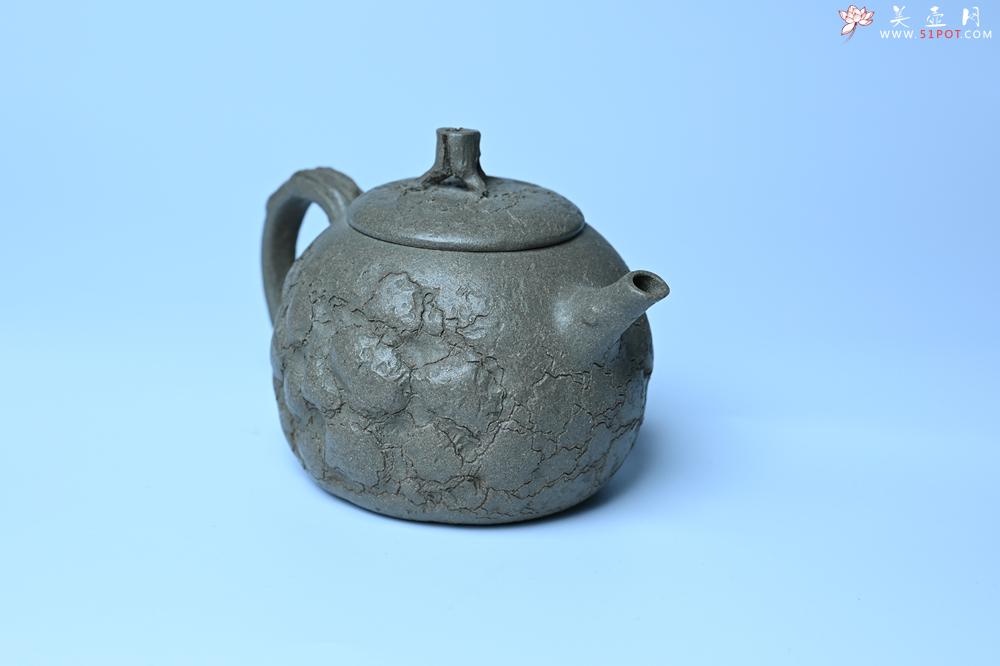 紫砂壶图片：美壶特惠 特好老青段泥云松供春壶 茶人醉爱 - 紫砂壶之家紫砂壶网