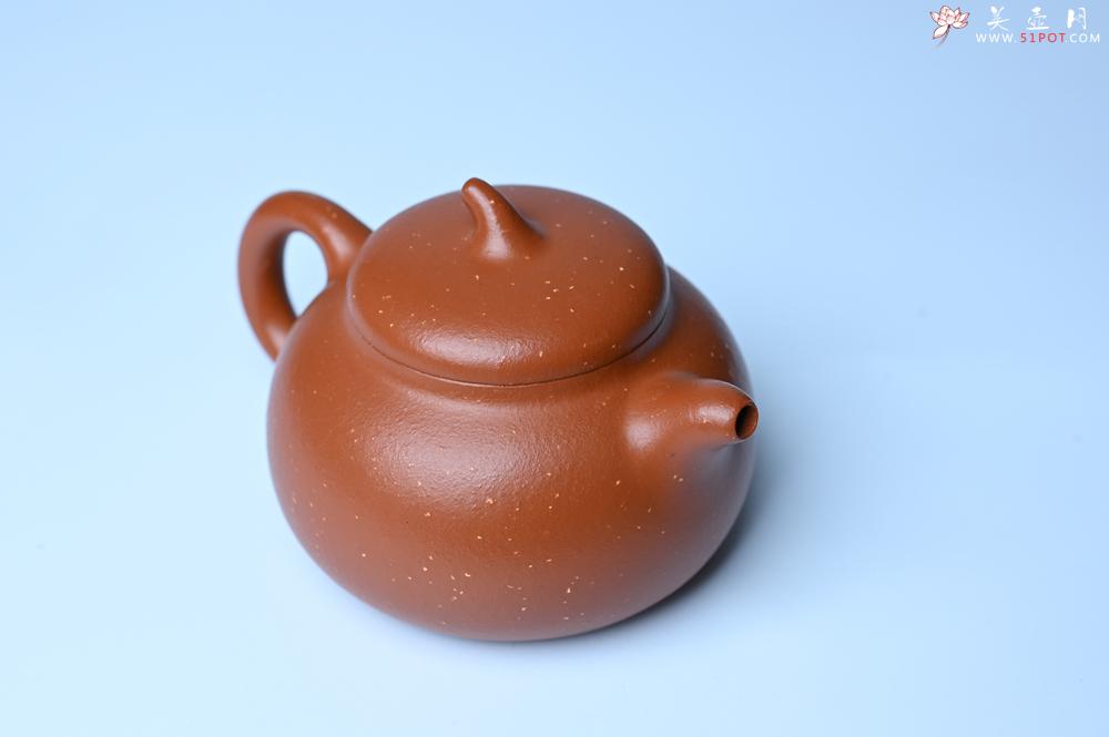 紫砂壶图片：美壶特惠 特好红泥桂花砂茄段壶 茶人醉爱 - 紫砂壶之家紫砂壶网