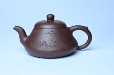 紫砂壶图片：潜力股周小培老师全手工底槽青缘德壶（借问酒家何处有）牧童遥指杏花村 期待与您结缘 - 紫砂壶之家