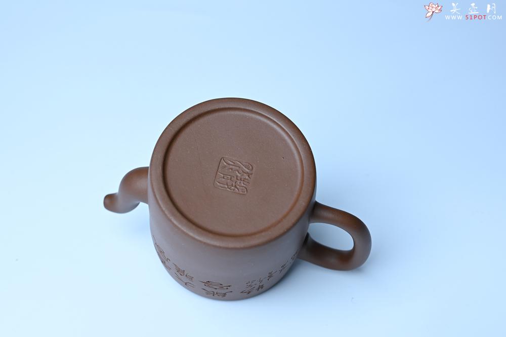 紫砂壶图片：美壶特惠 潜力股王静然 优质紫泥双圈壶 春风大雅能容物 装饰文雅 - 紫砂壶之家紫砂壶网