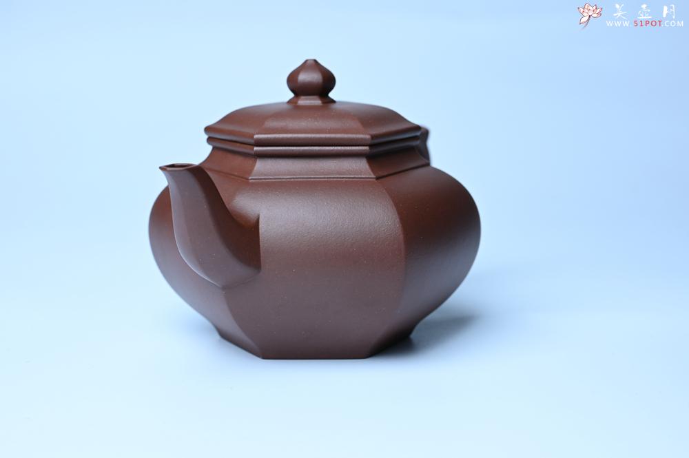 紫砂壶图片：实力派张海艳全手工六方笑樱壶 做工灰常精致 气韵流畅 - 紫砂壶之家紫砂壶网