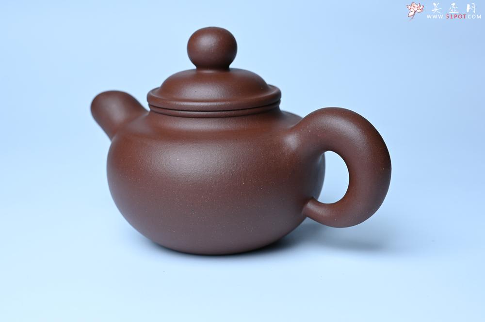 紫砂壶图片：美壶特惠 黑星红拼紫泥（家藏限量）道洪圆珠壶 - 紫砂壶之家紫砂壶网