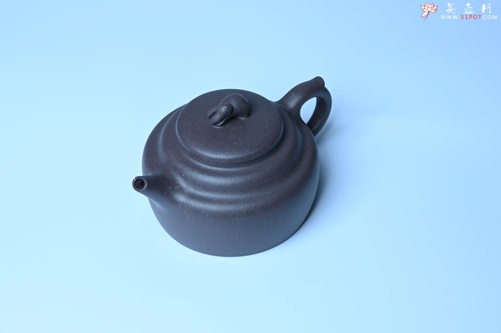 紫砂壶图片：美壶特惠 精品青灰泥玉兔紫砂壶 茶人醉爱 - 紫砂壶之家紫砂壶网