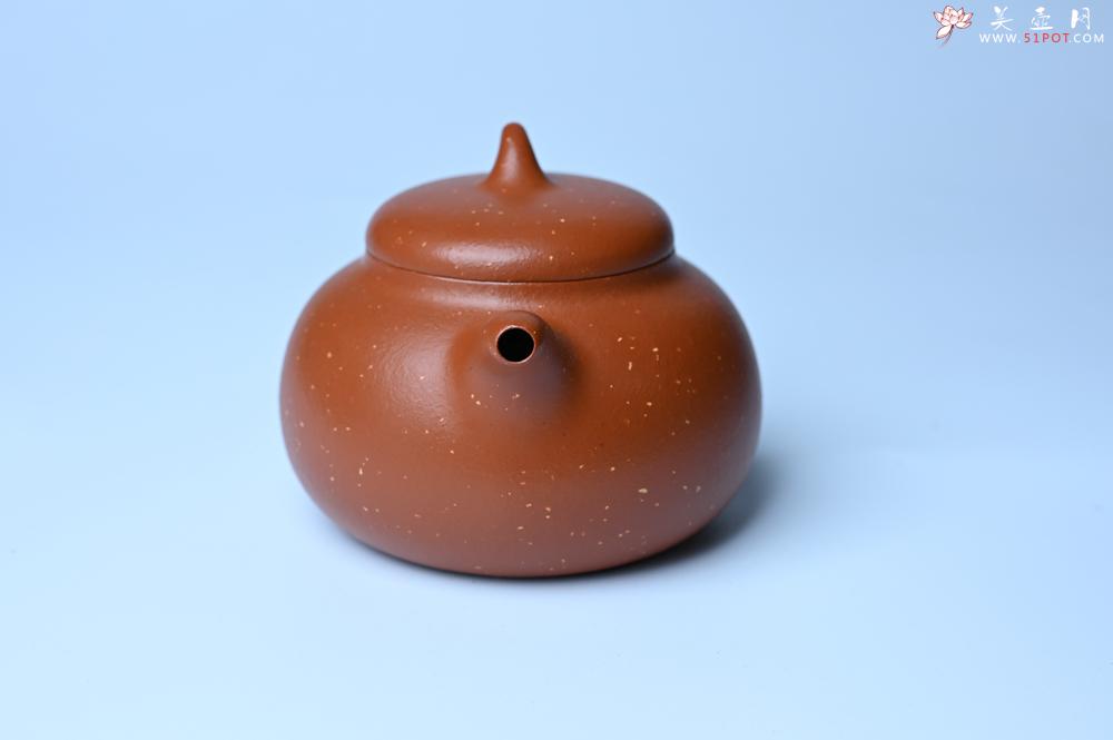 紫砂壶图片：美壶特惠 特好红泥桂花砂茄段壶 茶人醉爱 - 紫砂壶之家紫砂壶网