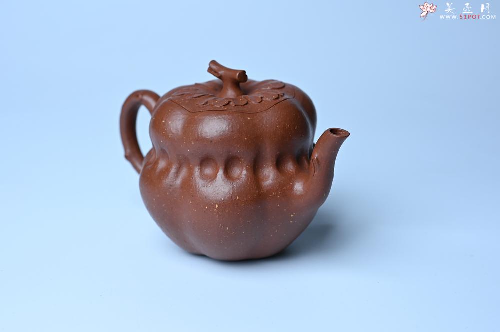 紫砂壶图片：美壶特惠 特好降坡泥 柿柿如意紫砂壶 肌理丰富生动 - 紫砂壶之家紫砂壶网