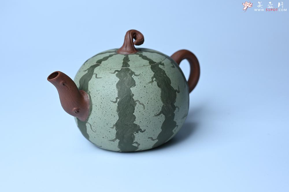 紫砂壶图片：美壶特惠 精致西瓜紫砂壶 茶人醉爱 - 紫砂壶之家紫砂壶网