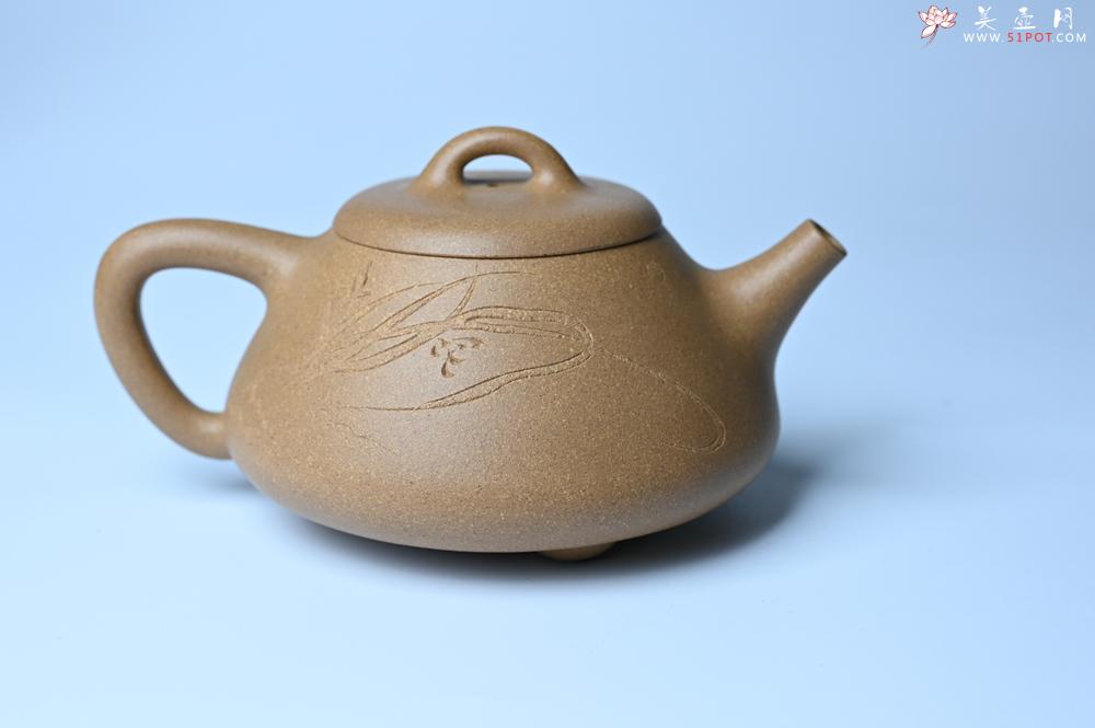 紫砂壶图片：油润老段泥(此泥料属于家藏老料！油润无比，识者自知！)全手工曼生石瓢 陶兴精心装饰 - 紫砂壶之家紫砂壶网