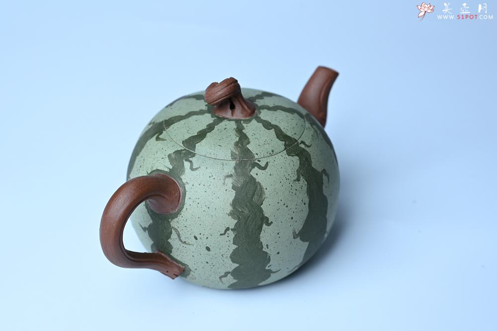 紫砂壶图片：美壶特惠 精致西瓜紫砂壶 茶人醉爱 - 紫砂壶之家紫砂壶网