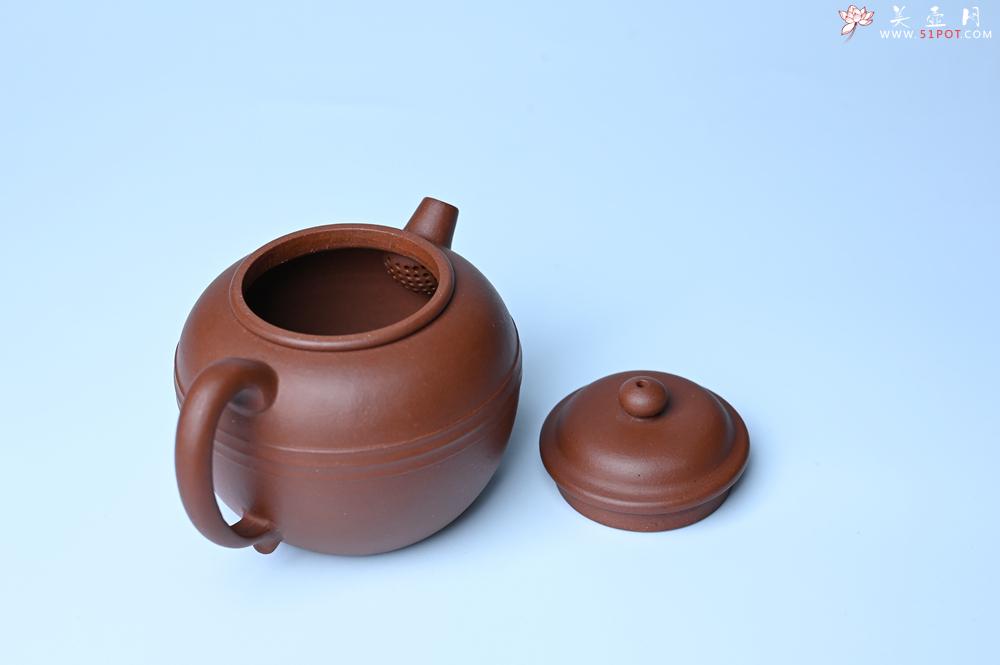 紫砂壶图片：美壶特惠 精致老清水泥腰线巨轮壶 茶人醉爱 - 紫砂壶之家紫砂壶网