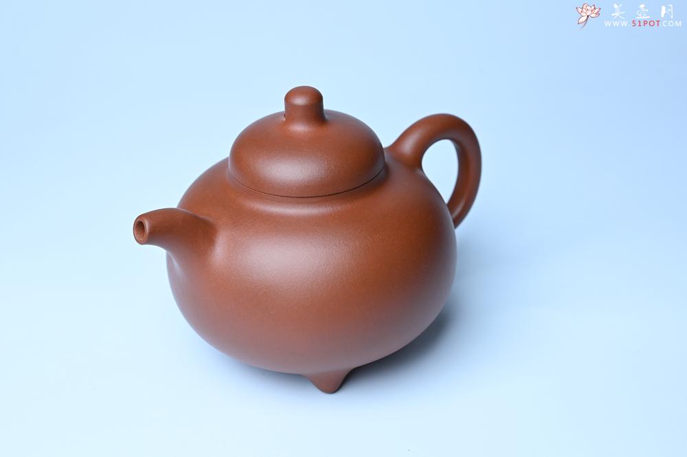 紫砂壶图片：潜力股周小培老师 老师家藏黄龙山一号井小红泥 全手工乳鼎壶 - 紫砂壶之家紫砂壶网
