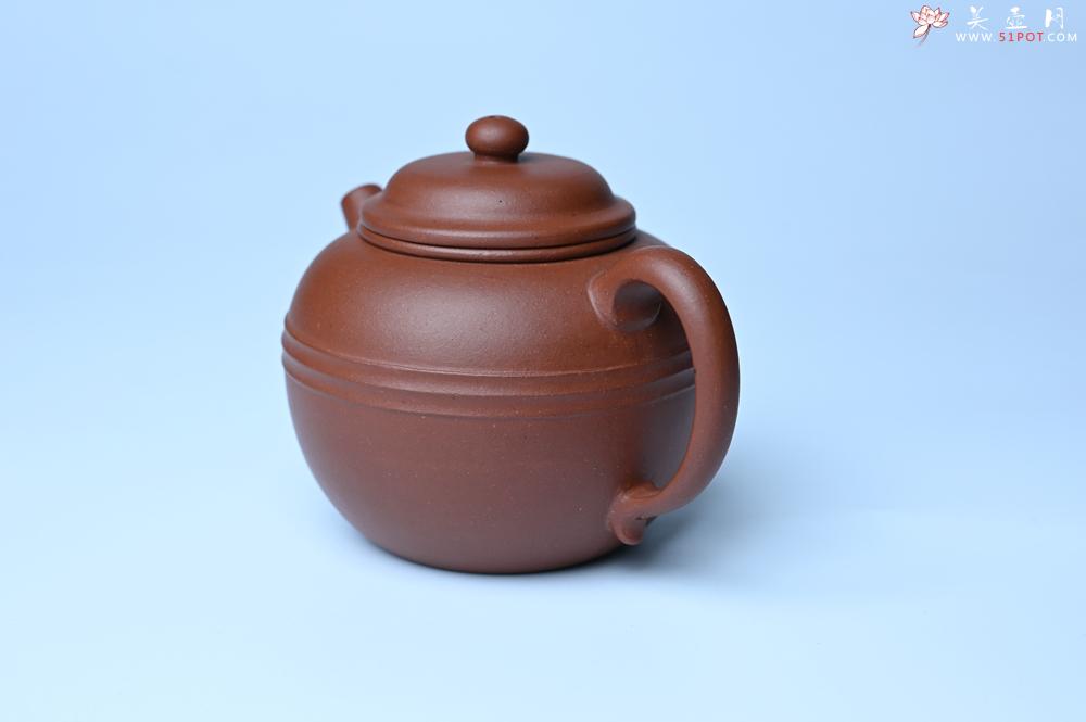 紫砂壶图片：美壶特惠 精致老清水泥腰线巨轮壶 茶人醉爱 - 紫砂壶之家紫砂壶网