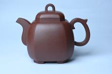 紫砂壶图片：实力派张海艳全手工家藏底槽清精工福临八方壶 气势磅礴 - 紫砂壶之家