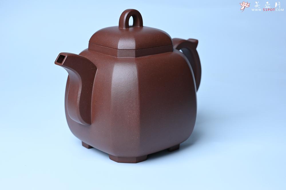 紫砂壶图片：实力派张海艳全手工家藏底槽清精工福临八方壶 气势磅礴 - 紫砂壶之家紫砂壶网